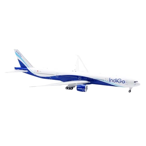 JIAOBING Flugzeugmodell Aus Legiertem Metall Im Maßstab 1:200 Für Das Düsenflugzeugmodell Boeing B777-300 Von Indigo Airlines, TC-LKE JIAOBING Flugzeugmodell Aus Legiertem Metall Im Maßstab 1:200 Für Das Düsenflugzeugmodell Boeing B777-300 Von Indigo Airlines, TC-LKE von JXYAQTSOF