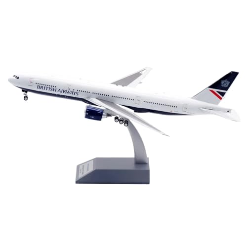 JIAOBING Flugzeugmodell Aus Legiertem Metall Im Maßstab 1:200 Für Das Flugzeugmodell Boeing B777-200er Von British Airways, Modell G-VIIA, Und Münzen JIAOBING Flugzeugmodell Aus Legiertem Metall Im Maßstab 1:200 Für Das Flugzeugmodell Boeing B777-200er Von British Airways, Modell G-VIIA, Und Münzen von JXYAQTSOF