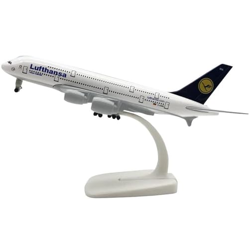 JIAOBING Flugzeugmodell Aus Metalldruckguss Für Malaysia Airlines MD-11 Flugzeugmodell Aus Legierung,statisches Ausstellungsmodell,18–20CM(Lufthansa A380) von JXYAQTSOF