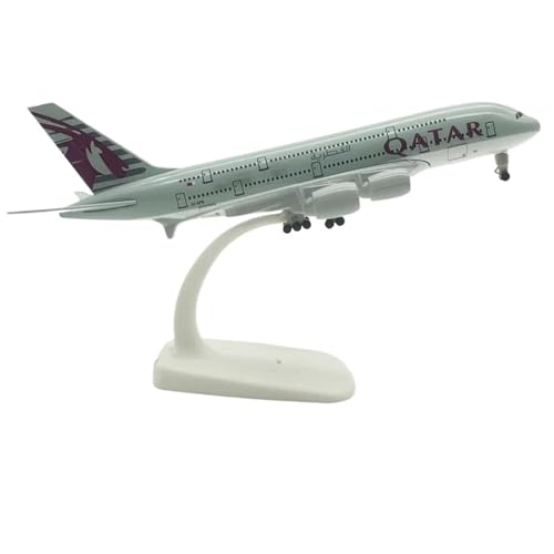 JIAOBING Flugzeugmodell Aus Metalldruckguss Für Malaysia Airlines MD-11 Flugzeugmodell Aus Legierung,statisches Ausstellungsmodell,18–20CM(Qatar A380) von JXYAQTSOF