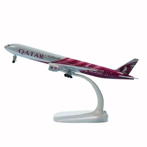 JIAOBING Flugzeugmodell Aus Metalldruckguss Für Malaysia Airlines MD-11 Flugzeugmodell Aus Legierung,statisches Ausstellungsmodell,18–20CM(Qatar B777) von JXYAQTSOF