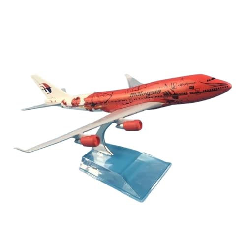 JIAOBING Flugzeugmodell Aus Metalllegierung Für Malaysia Airlines B747 400 Airline Boeing 74 Flugzeugmodell Mit Ständer 16cm JIAOBING Flugzeugmodell Aus Metalllegierung Für Malaysia Airlines B747 400 Airline Boeing 74 Flugzeugmodell Mit Ständer 16cm von JXYAQTSOF