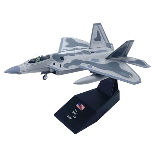 JIAOBING Für F-22 Kampfflugzeug Militärmodell Maßstab 1:100 Legierung Fertiges Sammlungsflugzeug Statisches Ausstellungsmodell JIAOBING Für F-22 Kampfflugzeug Militärmodell Maßstab 1:100 Legierung Fertiges Sammlungsflugzeug Statisches Ausstellungsmodell von JXYAQTSOF