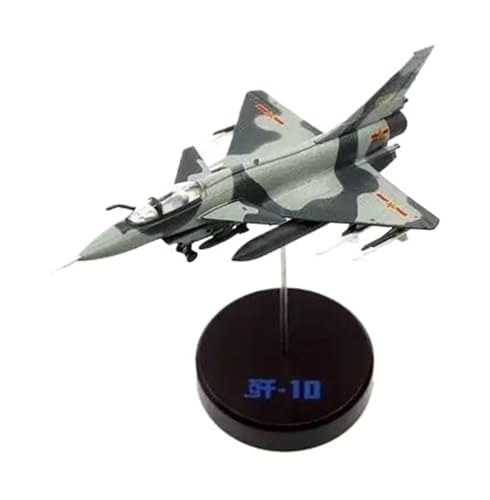 JIAOBING Geeignet Für J-10A-Kampfflugzeuge Der Chinesischen Luftwaffe, J-10-Legierungsflugzeugmodell Mit Halterung Im Maßstab 1:144(Grün) von JXYAQTSOF