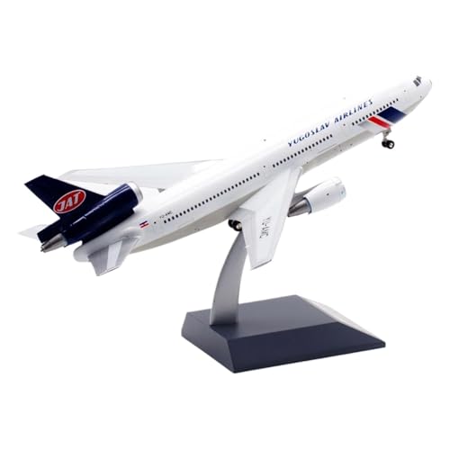 JIAOBING Legierung 1:200 Skala Modell Flugzeug Für Jugoslawischen Luftfahrt Mcdonnell Douglas DC-10-30 Druckguss Sammler Modell YU-AMC von JXYAQTSOF