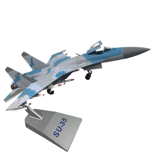 JIAOBING Legierungs-Kampfflugzeugmodell Im Maßstab 1/72 Für Die Russische Su-35-Luftwaffe, Militärflugzeugmodell, Statische Sammlungsanzeige(Camouflage SU-35) von JXYAQTSOF