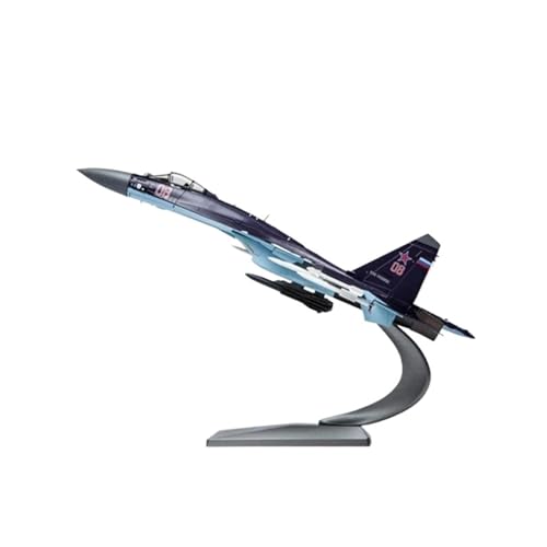 JIAOBING Legierungs-Kampfflugzeugmodell Im Maßstab 1/72 Für Die Russische Su-35-Luftwaffe, Militärflugzeugmodell, Statische Sammlungsanzeige(Purple SU-35) von JXYAQTSOF