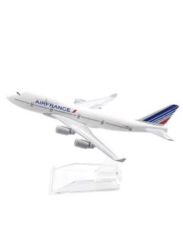JIAOBING Legierungsmetallmodell Für Air France Concorde, Vorgefertigtes Flugzeugmodell, Druckguss-Modellflugzeug Im Maßstab 1:400(France B747) von JXYAQTSOF