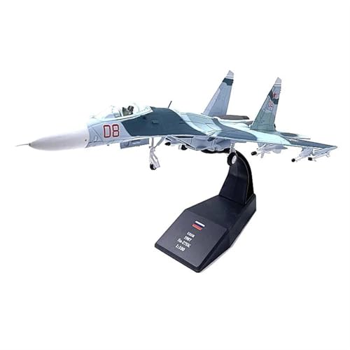 JIAOBING Maßstab 1/100 Für Russisches Su-27-Kampfflugzeug, Militärmodell, Flugzeug Aus Legiertem Metall, Sammlermodell(SU 27) von JXYAQTSOF