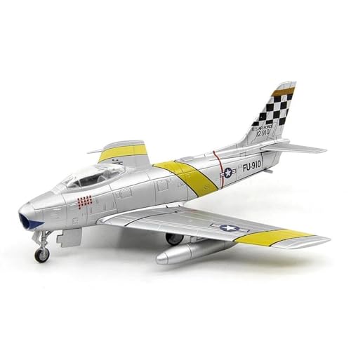 JIAOBING Maßstab 1:100 für F-86F Fighter FU-910 Druckguss-Flugzeugmodell für Sammeln, Metallminiaturen, Einzelflugzeugmodell(FU-910) von JXYAQTSOF
