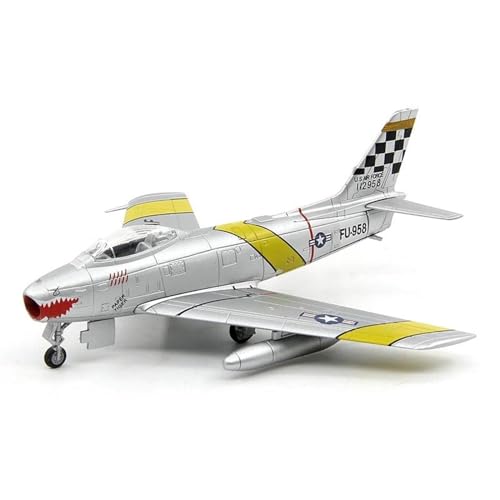 JIAOBING Maßstab 1:100 für F-86F Fighter FU-910 Druckguss-Flugzeugmodell für Sammeln, Metallminiaturen, Einzelflugzeugmodell(FU-958) von JXYAQTSOF