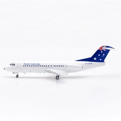 JIAOBING Maßstab 1:200 für Ansett Airlines F-28 VH-EWB Druckguss-Flugzeugmodell, Metall-Miniaturflugzeug JIAOBING Maßstab 1:200 für Ansett Airlines F-28 VH-EWB Druckguss-Flugzeugmodell, Metall-Miniaturflugzeug von JXYAQTSOF