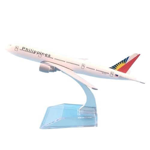 JIAOBING Maßstab 1:400 Für Das Philippinische Flugzeugmodell Boeing 777, Metalldruckguss-Flugzeugnachbildung, Modellsammlungsdisplay von JXYAQTSOF