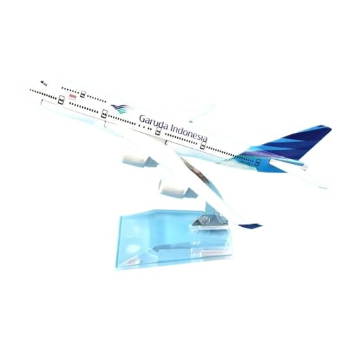 JIAOBING Maßstab 1:400 Für Garuda Indonesia Boeing 747 Modellflugzeug Aus Legierung, Replika des Druckguss-Modellflugzeugs, Sammlerstück JIAOBING Maßstab 1:400 Für Garuda Indonesia Boeing 747 Modellflugzeug Aus Legierung, Replika des Druckguss-Modellflugzeugs, Sammlerstück von JXYAQTSOF