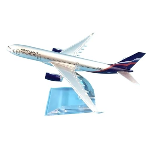 JIAOBING Maßstab 1:400 for Aeroflot A330 Flugzeugmodell Simulation Legierung Modell Flugzeug Statische Display Sammlung(Photo Color) von JXYAQTSOF