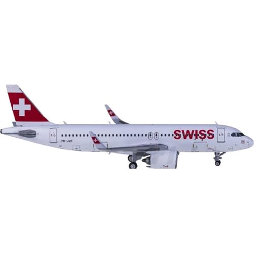 JIAOBING Maßstab 1:400 für EW432N002 Swiss Airlines A320neo HB-JDB Diecast Miniatures Flugzeugmodell Metallmodellflugzeug von JXYAQTSOF