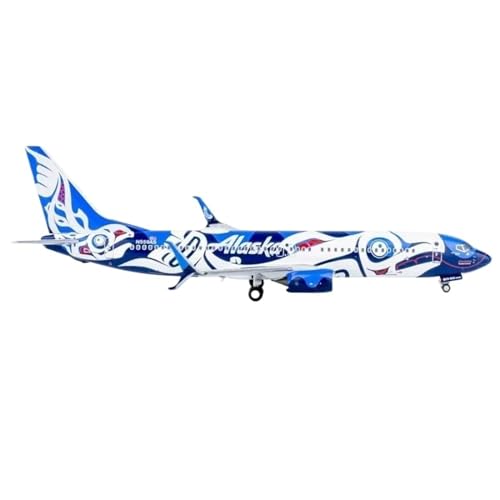 JIAOBING Maßstab 1:400 für GJASA2213 Alaska Airline 737-800 N559AS Druckguss-Flugzeugmodell, Metall-Miniaturflugzeug von JXYAQTSOF