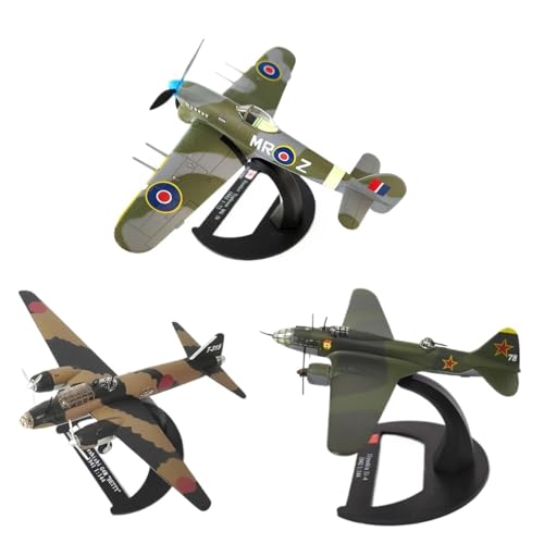 JIAOBING Maßstab 1:72 Im Maßstab 1:144 Für EIN Sowjetisches IL-4-Bomberjägermodell, Miniaturhubschrauber, Statisches Ausstellungsmodell(Three) von JXYAQTSOF
