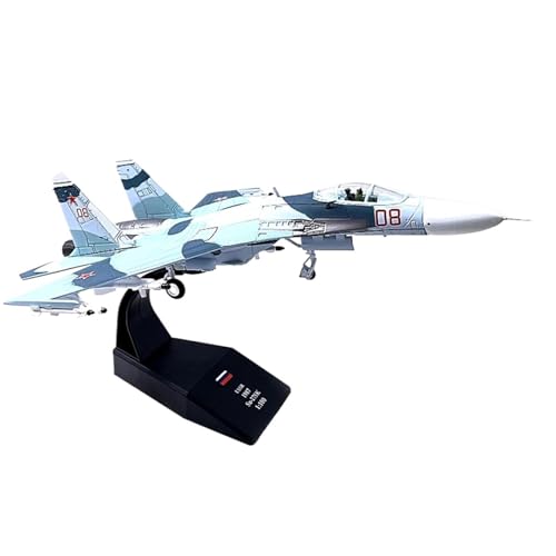 JIAOBING Militärflugzeugmodell Für Russisches Su-27-Kampfflugzeugmodell, Legierungsmodellflugzeug Im Maßstab 1/100 JIAOBING Militärflugzeugmodell Für Russisches Su-27-Kampfflugzeugmodell, Legierungsmodellflugzeug Im Maßstab 1/100 von JXYAQTSOF