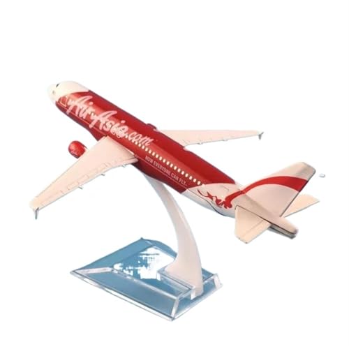JIAOBING Miniatur-Flugzeug-Sammelmodell Für AirAsia Aircraft A320 Flugzeugmodell Aus Metalllegierung, Druckguss-Flugzeugmodell von JXYAQTSOF