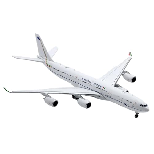 JIAOBING Miniaturflugzeug Im Maßstab 1:400 for Die Italienische Luftwaffe A340-500 Flugzeugmodell Aus Druckgussmetall I-TALY JIAOBING Miniaturflugzeug Im Maßstab 1:400 for Die Italienische Luftwaffe A340-500 Flugzeugmodell Aus Druckgussmetall I-TALY von JXYAQTSOF