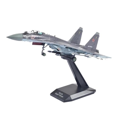 JIAOBING Modell Im Maßstab 1/100 Für SU-35 Kampfflugzeuge Fertigmodellflugzeug Druckgussmetall Fertigmodellsammlung(SU 35 Purple) von JXYAQTSOF