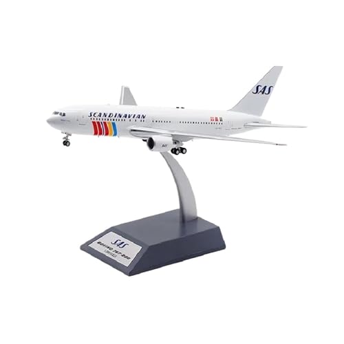 JIAOBING SAS Airlines im Maßstab 1:200 für B767-200ER LN-RCC Druckguss-Flugzeugmodell für Sammeln, Miniaturflugzeuge aus Metall von JXYAQTSOF