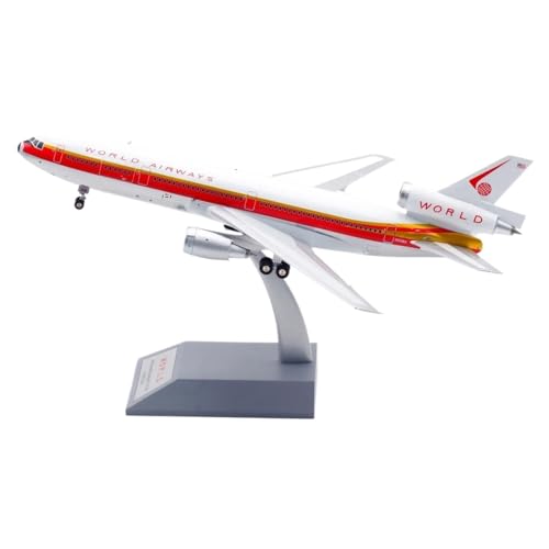 JIAOBING Sammlermodell Für World Airlines Mcdonnell DC-10-30, Druckguss-Flugzeugmodell Im Maßstab 1:200, Einzelflugzeug N108WA von JXYAQTSOF