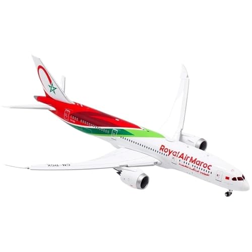 JIAOBING Sammlermodell Im Maßstab 1:400 Für Royal Air Maroc Boeing B787-9 Flugzeugmodell CN-RGX Aus Druckgussmetall Mit Heruntergelassenen Klappen JIAOBING Sammlermodell Im Maßstab 1:400 Für Royal Air Maroc Boeing B787-9 Flugzeugmodell CN-RGX Aus Druckgussmetall Mit Heruntergelassenen Klappen von JXYAQTSOF