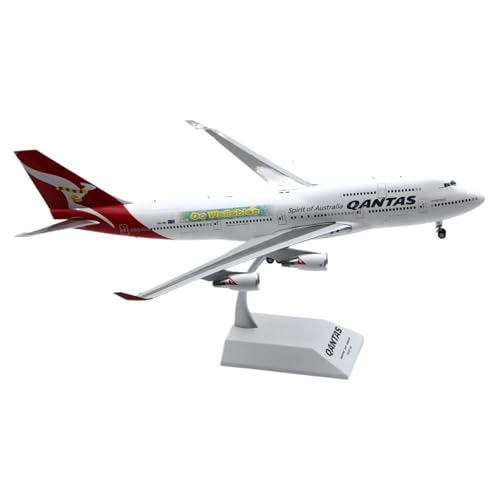 Legierungsmetall 1:200 Maßstab Modell Für Qantas Boeing B747-400 (ER) Jet Flugzeug Modell Statisches Ornament VH-OEI von JXYAQTSOF