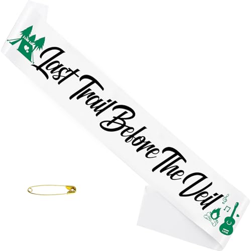 JXYCBZYing Schärpe für Junggesellinnenabschiede, Brautparty, Wander-Camp Bride to Be für Junggesellinnenabschied, Hochzeit, Verlobung, Party, Dekorationen, Ideen, Geschenke, Gastgeschenke von JXYCBZYing