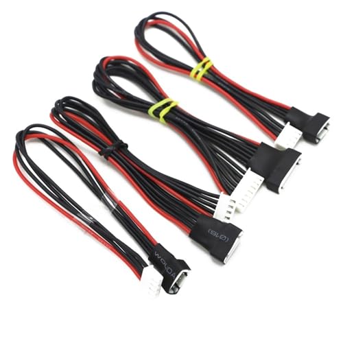 5 Teile/los for JST-XH 2S/3S/4S/6S 20 cm 22AWG Lipo Balance Draht, Ladekabel Kabel for RC Ladegerät Auto Boot Spielzeug (Color : 5pcs 3S Cable) von JYARZ