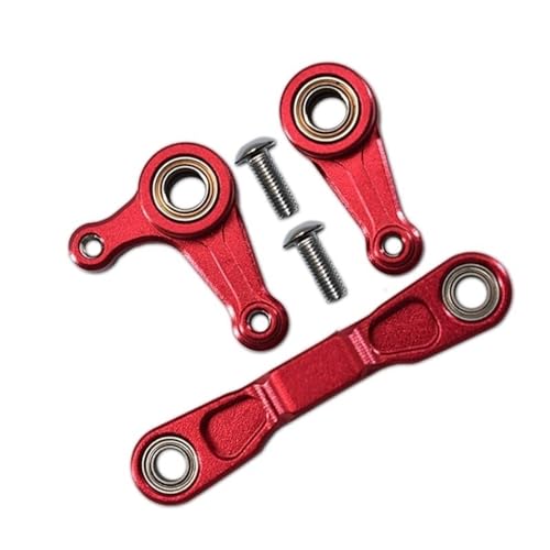 Aluminium-Lenkungs-Bausatz, for Tamiya XV01 Rc-Spielzeugteile (Color : Red) von JYARZ