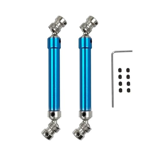 JYARZ 112–152 Mm Antriebswelle Antriebswelle CVD for Axial SCX10 SCX10 II 90046,for RC4WD D90 TF2 1/10 RC Crawler Car Upgrades Teile (Color : Blue) von JYARZ