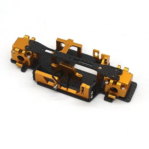 JYARZ Getriebe + Motorhalterung + Servohalterung + Batterieplatte + Chassis, for WLtoys 1/28 P929 P939 K969 K979 K989 K999 Rc Spielzeugteile (Color : A) von JYARZ