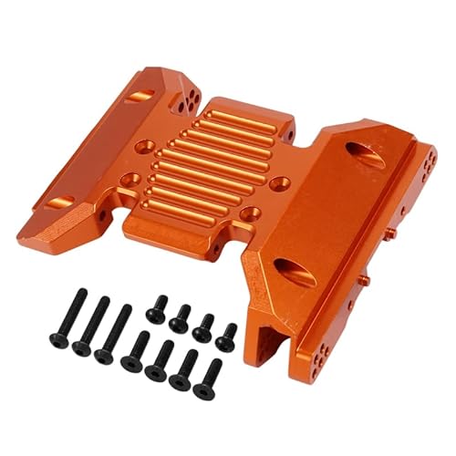 JYARZ Getriebeunterfahrschutz aus Metall AXI251004, for AXIAL SCX6 AXI05000 1/6 RC Crawler Car Upgrade Teile (Color : Orange) von JYARZ