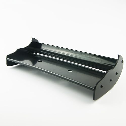 JYARZ Heckflügel aus CNC-Aluminiumlegierung, for HPI for Baja 5B SS 5T 5SC KM for Rovan Buggy (Color : Black) von JYARZ