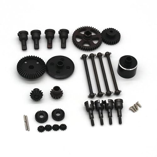 JYARZ Metall-Stahl-Differenzialgetriebe-Kit, for WL 1/18 184011 A959-B A969-B A979-B K929-B Rc Spielzeugteile (Color : 150) von JYARZ