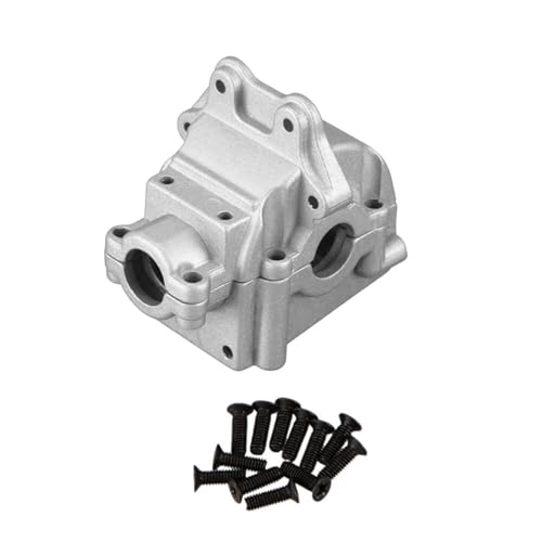 JYARZ Metallgetriebe Shell Differentialgehäuse Gearbox, for Wltoys 144001 144002 144010 124016 124019 Upgrades Teile (Color : Silver 1pcs) von JYARZ