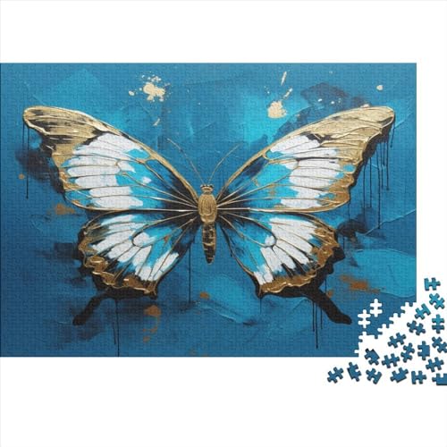 1000 Teile Schmetterlings-Fliegen-Puzzle für Erwachsene, Intellektuelles Spiel, Puzzle-Spielzeug für Kinder, 1000 Teile (75 x 50 cm) von JYJLRJ