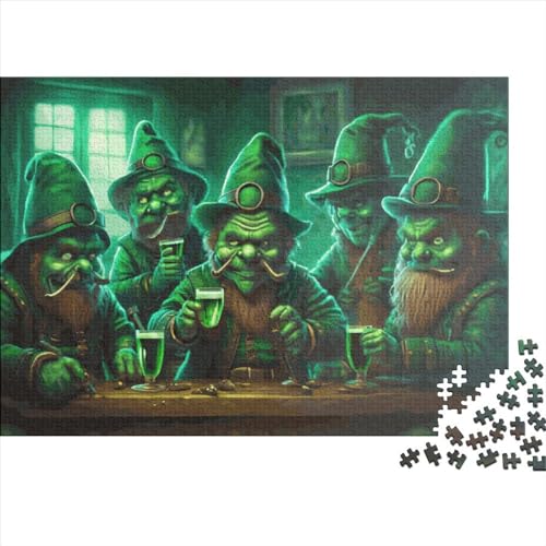 Kreatives Goblin-Puzzle für Erwachsene, 1000 Teile, Puzzles für Kinder, Familie, herausfordernde Spiele, Spielzeug, Geschenke, 1000 Teile (75 x 50 cm) von JYJLRJ