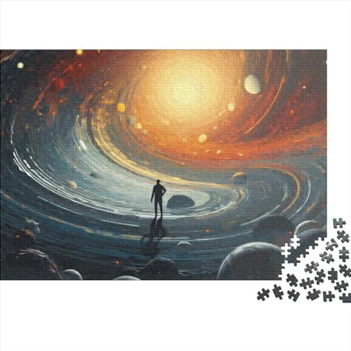 Puzzle für Erwachsene: Das Universum, 1000 Teile, Holzpuzzle für Kinder ab 12 Jahren, anspruchsvolles Spiel, 1000 Teile (75 x 50 cm) von JYJLRJ
