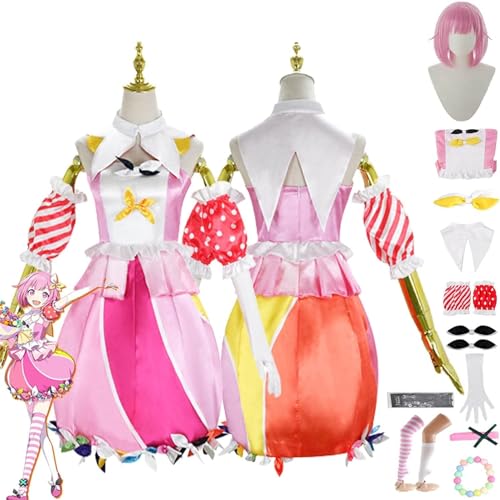 JYMTYCWG Project Sekai Colourful Stage Ootori Emu Cosplay Costume Outfit Play Characters Kamishiro Rui Uniform Full Set Halloween Dress Up Suit with Headdress Wig For Fans von JYMTYCWG