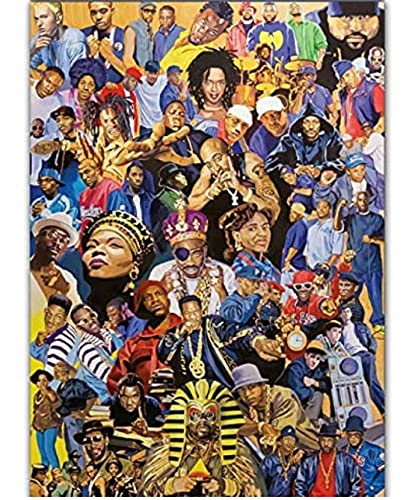 JYSHC 1000 Stück Puzzle Hip Hop Legends Rapper Musik Sterne Poster Erwachsene Kinder Holzspielzeug Lernspiel Fe303Jw von JYSHC