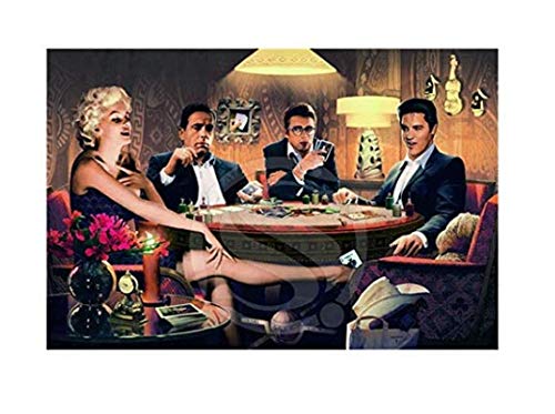 JYSHC Puzzle 1000 Stück Holzpuzzle Montage Bildanpassung James Dean Marilyn Monroe Elvis Presley Modernes Spiel Für Erwachsene Lernspielzeug Für Erwachsene Jw364Mz von JYSHC