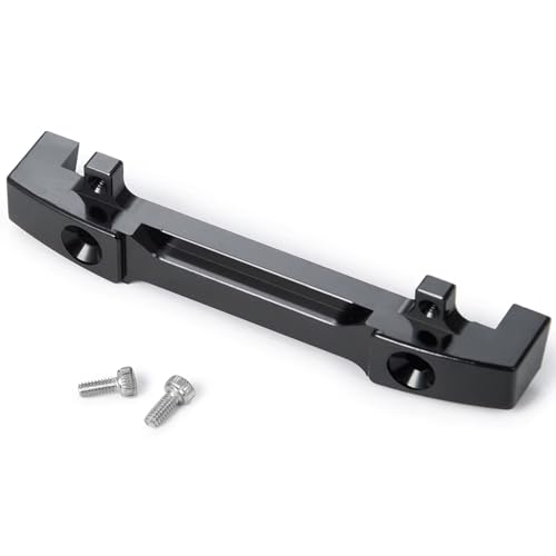 JYYTERD Kompatibel Mit Axial Für SCX24 90081 Für Deadbolt 1/24 RC Crawler Auto LKW Teile Zubehör Aluminiumlegierung Vorne Hinten Stoßstange RC-Stoßstange(Rear) von JYYTERD