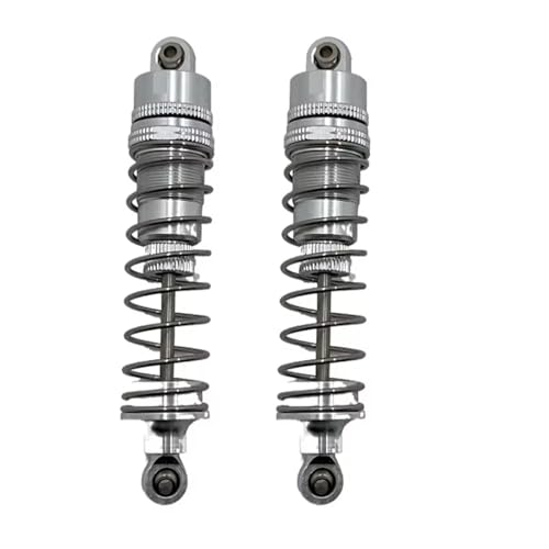 JYYTERD Kompatibel Mit HB 1/10 R1001 R1002 R1003 RC Autoteilen Metall 2 Stück Hydraulische Stoßdämpfer Vorne Und Hinten RC Stoßdämpfer(White) von JYYTERD