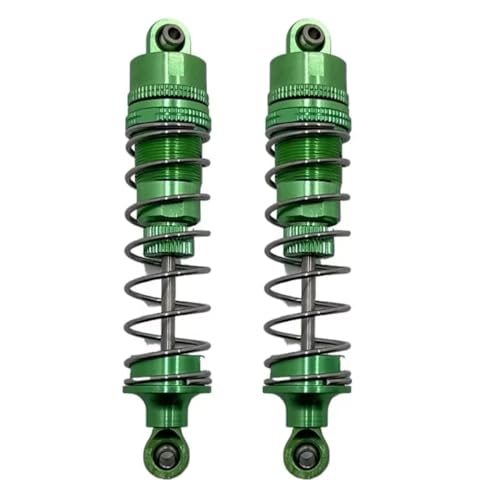 JYYTERD Kompatibel Mit HB R1001 R1002 R1003 1/10 RC Autoteilen Metall Vorne Und Hinten Hydraulische Stoßdämpfer RC Stoßdämpfer(Green) von hjuink