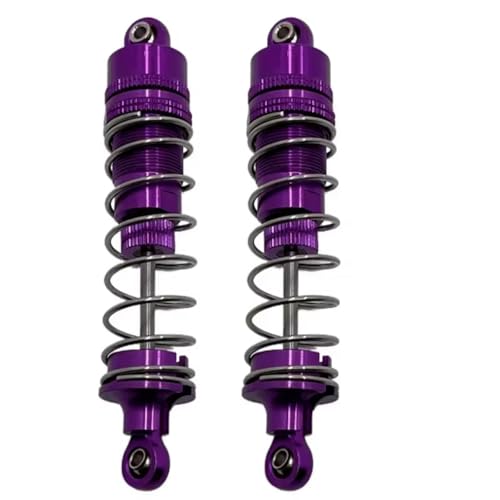 JYYTERD Kompatibel Mit HB R1001 R1002 R1003 1/10 RC Autoteilen Metall Vorne Und Hinten Hydraulische Stoßdämpfer RC Stoßdämpfer(Purple) von JYYTERD