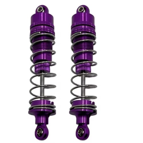 JYYTERD Kompatibel Mit HB R1001 R1002 R1003 1/10 RC Autoteilen Metall Vorne Und Hinten Hydraulische Stoßdämpfer RC Stoßdämpfer(Purple) von hjuink